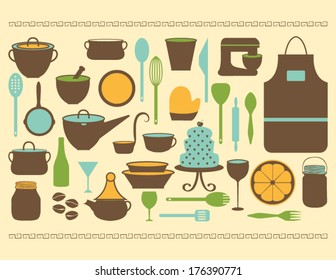 Cooking Icons Collection in Vector