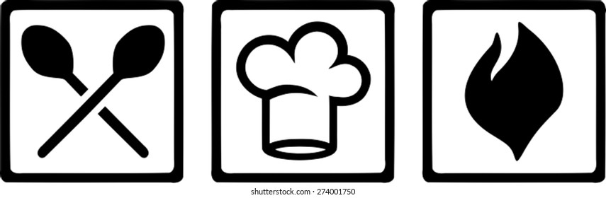 Cooking Icons Kitchen