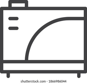 Cooking Icons. Cooking recipe outline vector signs and symbols collection.
