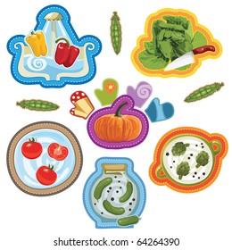 Cooking icons set
