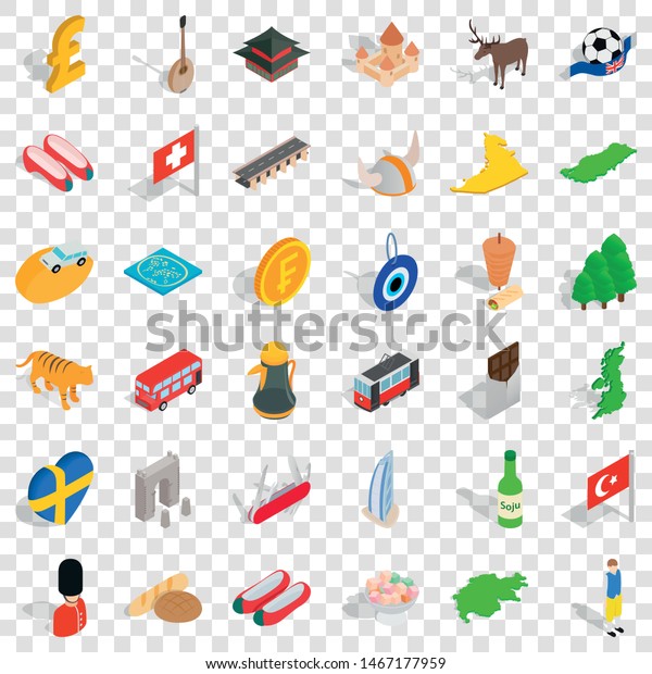 Cooking icons set. Isometric style of 36
cooking vector icons for web for any
design