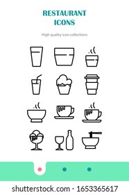 Cooking icons set, Kitchen utensils and tool icon set