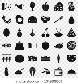 Cooking icons set. Simple style of 36 cooking vector icons for web for any design