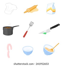 Cooking Icons A set of vector icons for cooking and baking.