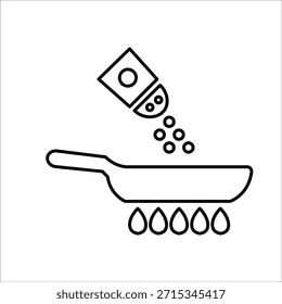 Iconos de cocina. Ilustración vectorial de línea simple