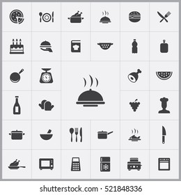 cooking icons universal set 