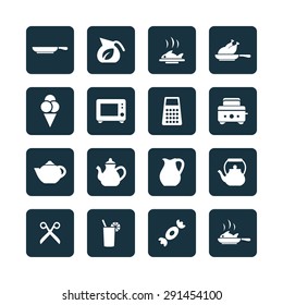 cooking icons universal set for web and mobile