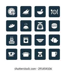 cooking icons universal set for web and mobile