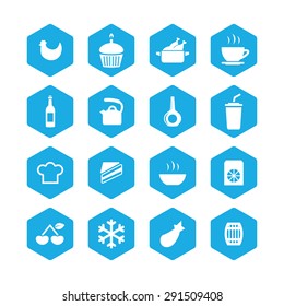 cooking icons universal set for web and mobile