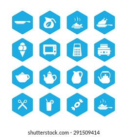cooking icons universal set for web and mobile