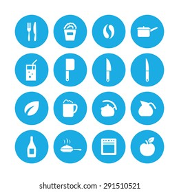 cooking icons universal set for web and mobile