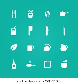 cooking icons universal set for web and mobile