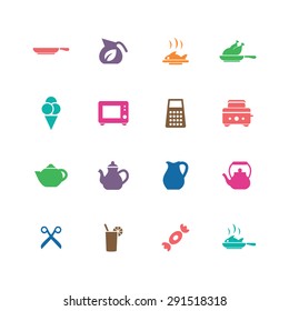 cooking icons universal set for web and mobile
