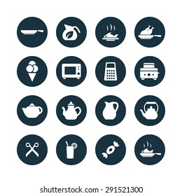 cooking icons universal set for web and mobile