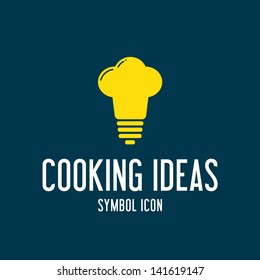 Cooking ideas symbol icon/ logo template