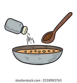 Cooking Illustration Colored - Cooking 10