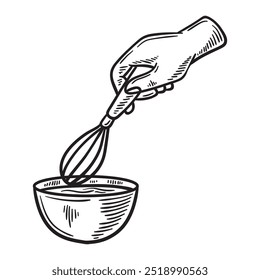 Cooking Illustration Colorless - Cooking 03