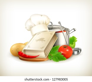 Cooking illustration, vector