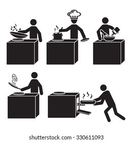 Cooking illustrations vector