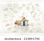 Cooking infographics, vector