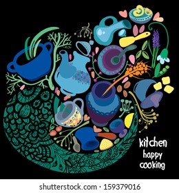 cooking, kitchen, food, vector