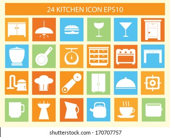 Cooking and kitchen icons