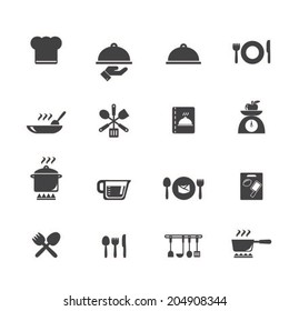 Cooking and kitchen icons