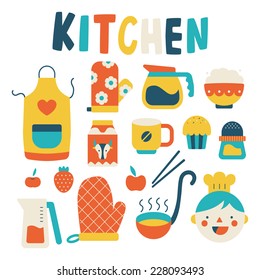 Cooking and kitchen icons