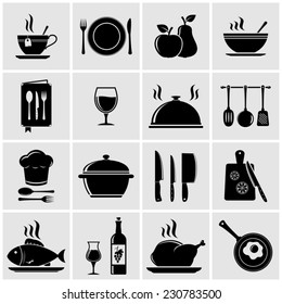 Cooking and kitchen icons