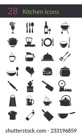 Cooking and kitchen icons