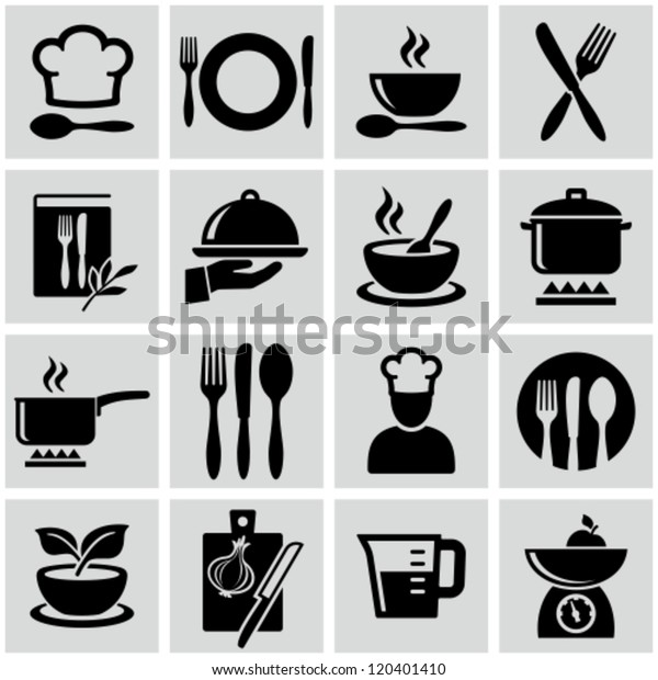 Cooking and kitchen
icons