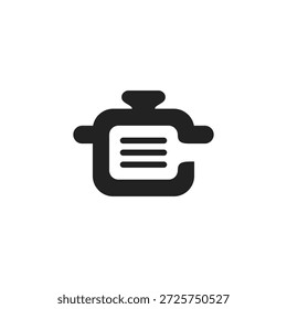Design de logotipo de cozinha ou cozinha 