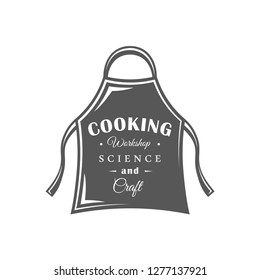 Cooking label isolated on white background. Design element. Vector illustration