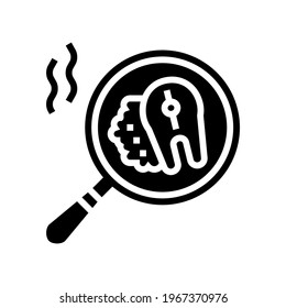 cooking leisure glyph icon vector. isolated contour symbol black illustration