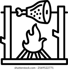 Cooking Line Vector Icon Design