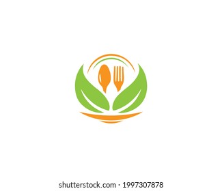 logotipo de cocina con diseño de sombrero de chef Ilustración vectorial.