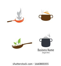 Cooking logo creative vector icon illustration design