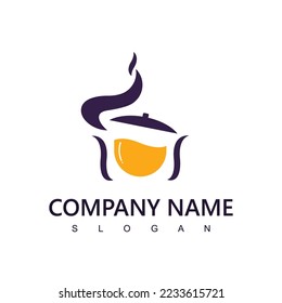 Cooking logo design template. Icon or symbol for design menu restaurant. Vector illustration