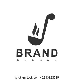 Plantilla de diseño de logotipo de cocina. Icono o símbolo del restaurante del menú de diseño. Ilustración del vector