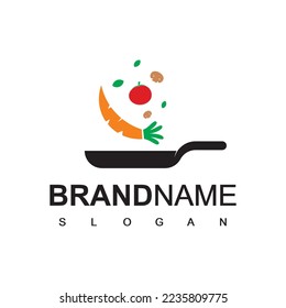 Cooking logo design template. Icon or symbol for design menu restaurant. Vector illustration