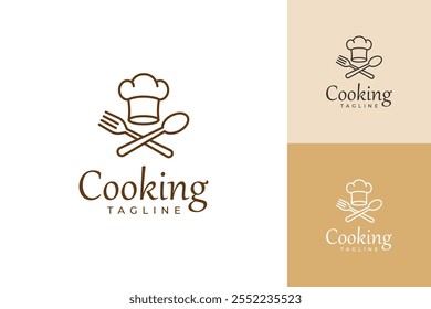 Cooking logo design vector template