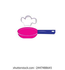 cooking logo or flat or minimalist clip art