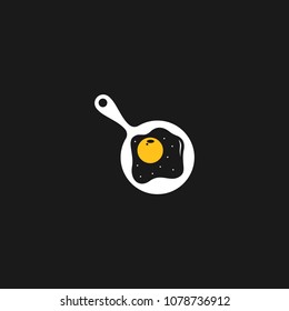 Cooking logo icon design template. Love cook vector illustration