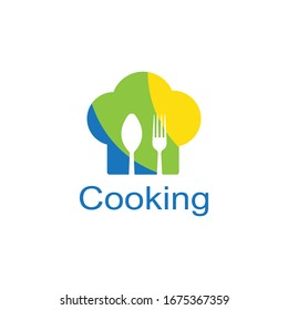 Cooking logo icon vector illustration.