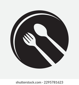 Cooking logo illustration chef food delicious creative design.