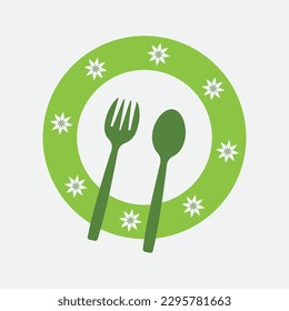 Cooking logo illustration chef food delicious creative design.