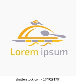 Logo de la cocina y plantilla del logo del vector del restaurante.cocinar comida casera, cuencos de sopa de colores para tu menú, logotipo, emblemas y símbolos
