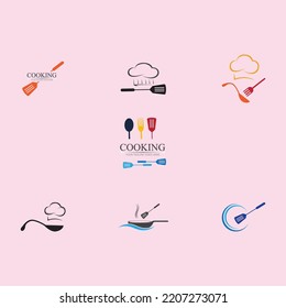 Cooking Logo Set Symbol Illustration Design Stock Vector (Royalty Free ...