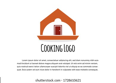 cooking logo template for restaurant and food company