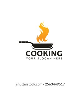Cooking logo template. Vector illustration. Design element.